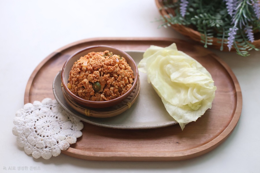 Tofu Ssamjang with Cabbage Wraps Recipe (Korean Tofu Dipping Sauce for Steamed Cabbage)