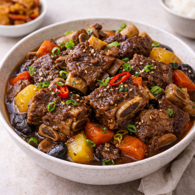 Galbijjim Recipe (Korean Braised Short Ribs)